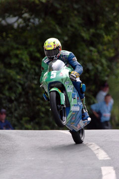 Ian Lougher on 125